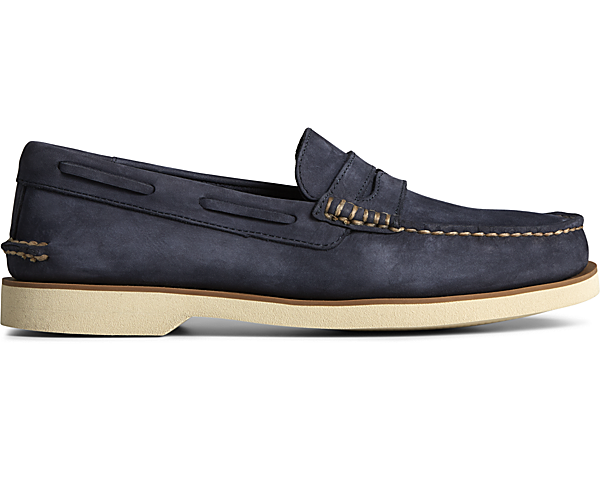 Authentic Original™ Double Sole Penny Loafer, Navy, dynamic
