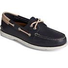 Authentic Original™ Veg Re-Tan Leather Boat Shoe, Navy, dynamic 2