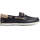 Authentic Original™ Veg Re-Tan Leather Boat Shoe, Navy, dynamic 1