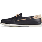 Authentic Original™ Veg Re-Tan Leather Boat Shoe, Navy, dynamic 4