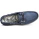Authentic Original™ Cross Lace Leather Boat Shoe, Navy, dynamic 5