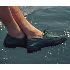 Sperry x Malbon Authentic Original™ 3-Eye Croc Boat Shoe, Green, dynamic 2