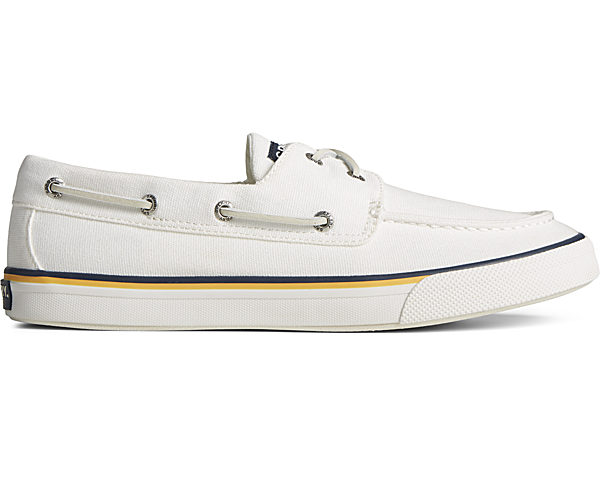 Bahama II Nautical Sneaker, White, dynamic