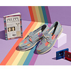 Unisex Pride Authentic Original™ Boat Shoe, Blue Multi, dynamic 2