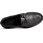 Authentic Original™ Croc Embossed Boat Shoe, Black, dynamic 5