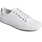 SeaCycled™ Striper II Textile Sneaker, White, dynamic 2