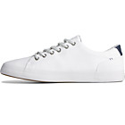 SeaCycled™ Striper II Textile Sneaker, White, dynamic 4