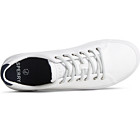 SeaCycled™ Striper II Textile Sneaker, White, dynamic 5