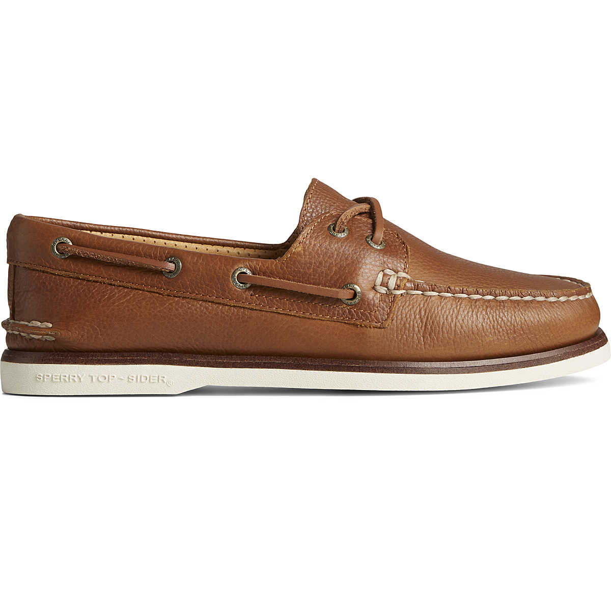Gold Cup™ Authentic Original™ Tumbled Boat Shoe, Tan, dynamic 1