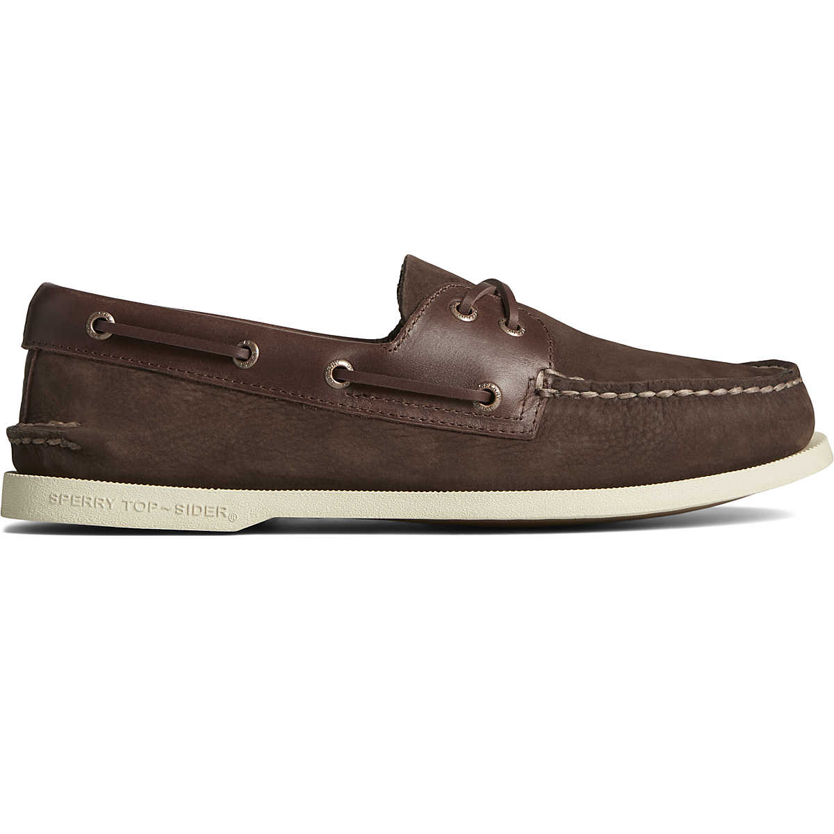 Authentic Original™ Nubuck Boat Shoe, Brown, dynamic 1