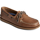 Authentic Original™ Deboss Leather Boat Shoe, Tan, dynamic 2
