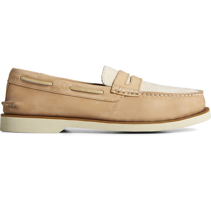 Authentic Original™ Double Sole Penny Loafer, Tan, dynamic