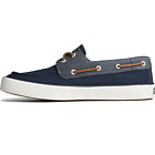 Bahama II Linen Sneaker, Navy, dynamic 4