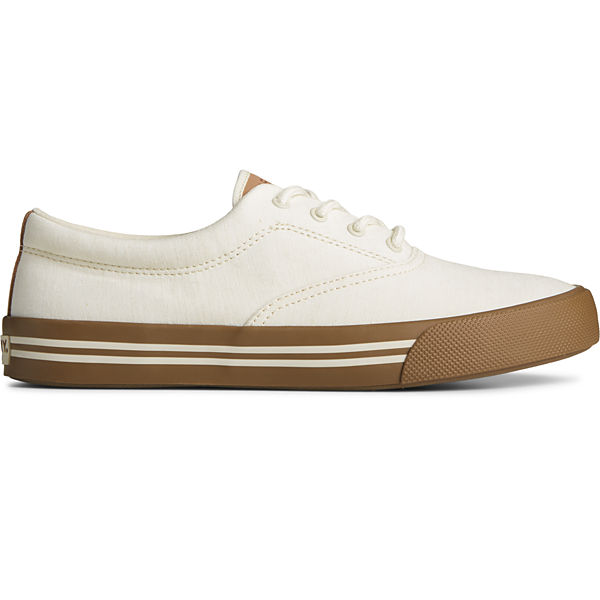 Striper II Linen CVO Sneaker, White, dynamic
