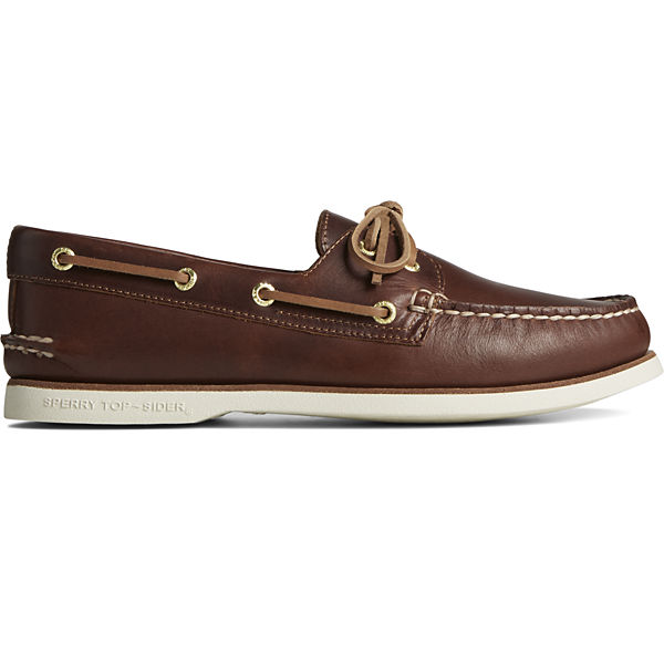 Gold Cup™ Authentic Original™ Orleans Leather Boat Shoe, Tan, dynamic