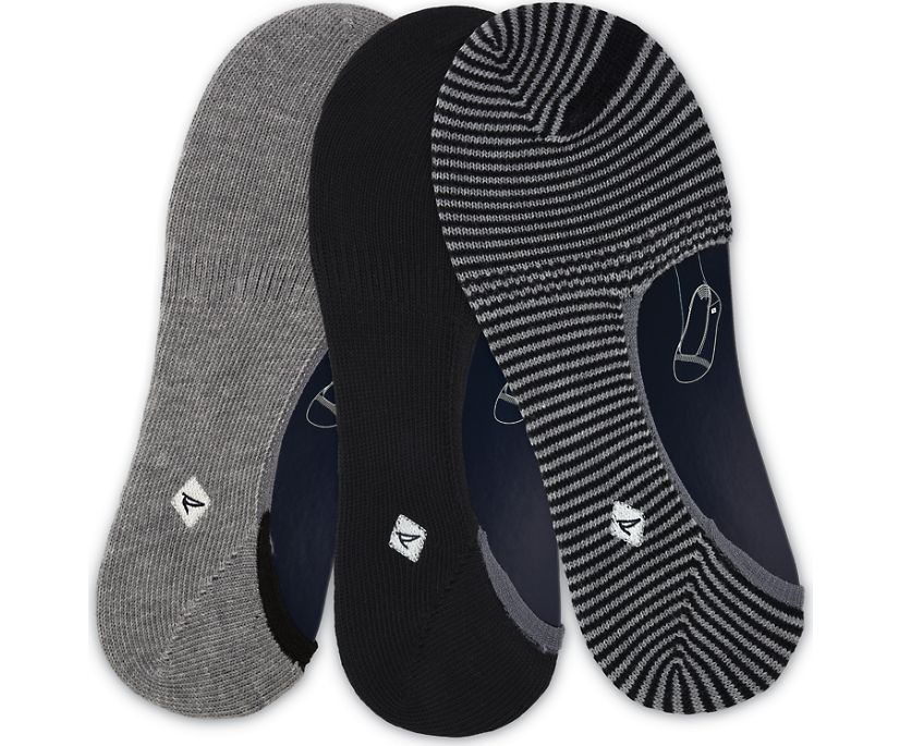 Men's Boat Shoe 3-Pack Canoe Liner Sock - Socks & Liners | Sperry