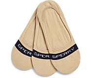 Boat Shoe No Show 3-Pack Sock, Candied Ginger, dynamic