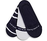 Boat Shoe 3-Pack Liner Sock, , dynamic