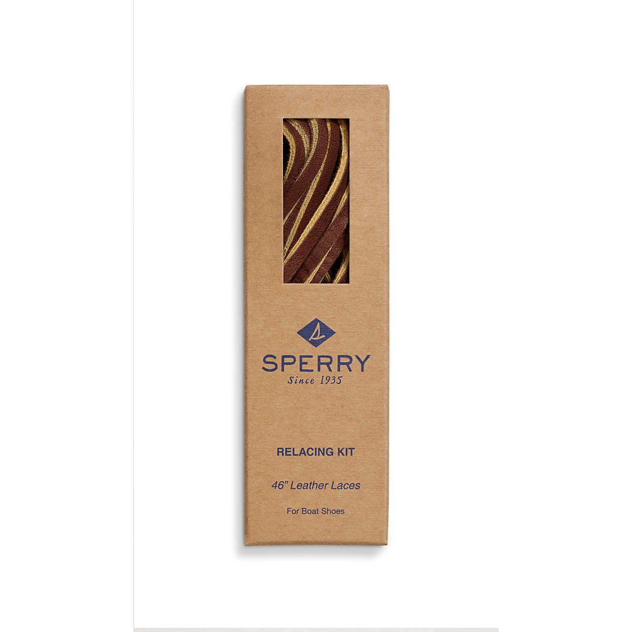 Sperry 46 Leather Laces Relacing Kit For Boat Shoes~COLOR: Peach Blow NIB