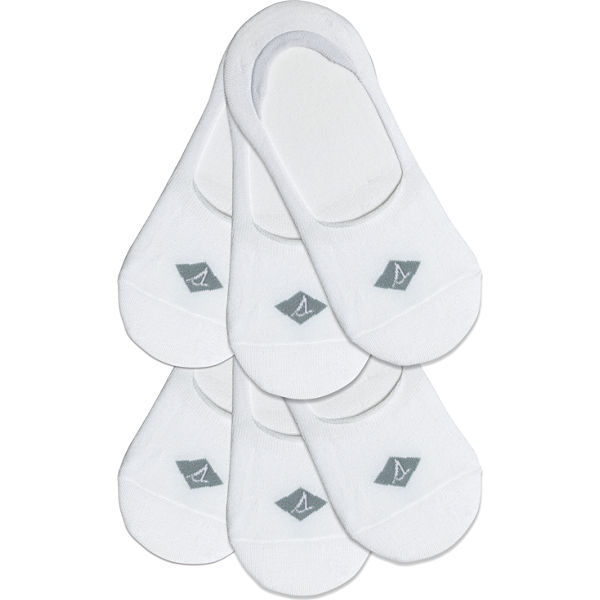 Sneaker 6-Pack Liner Sock, White, dynamic