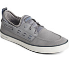 SeaCycled™ Fairlead Boat Sneaker, Grey, dynamic 2