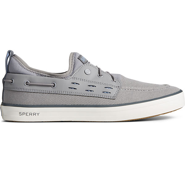 SeaCycled™ Fairlead Boat Sneaker, Grey, dynamic