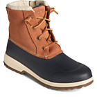 Maritime Repel Thinsulate™ Waterproof Snow Boot, Tan/Navy, dynamic 2