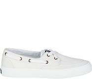 Crest Boat Shoe, White, dynamic