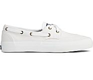 Crest Boat Shoe, White, dynamic