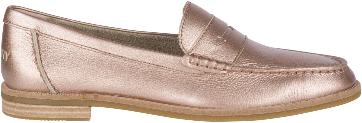 rose gold sperry