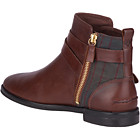 Seaport Shackle Leather Boot, Brown/Plaid, dynamic 3