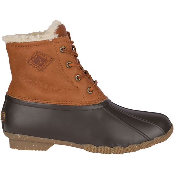 Saltwater Winter Luxe Leather Duck Boot, Tan, dynamic