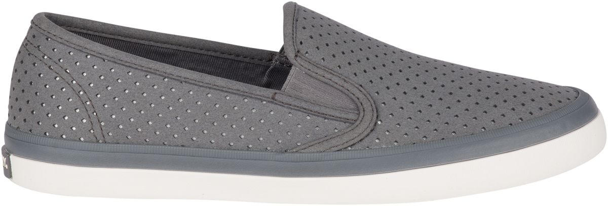 women's perforated slip on shoes