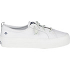 Crest Vibe Platform Leather Sneaker, White, dynamic 1