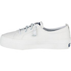 Crest Vibe Platform Leather Sneaker, White, dynamic 4