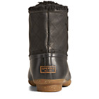 Saltwater Winter Luxe Leather Duck Boot, Black Quilt, dynamic 3