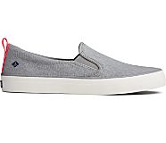 Crest Twin Gore Washed Twill Sneaker, Grey, dynamic