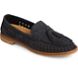 Seaport Penny PLUSHWAVE Woven Leather Loafer, Black, dynamic 2