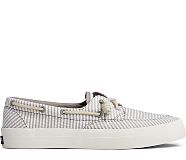 Crest Boat Seersucker Sneaker, Grey/White, dynamic