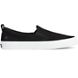 Crest Twin Gore Perforated Slip On Sneaker, Black, dynamic 1
