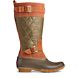 Saltwater Tall Nylon Duck Boot, Olive/Brown, dynamic