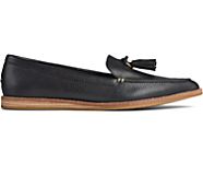 Saybrook Slip On Tumbled Leather Loafer, Black, dynamic