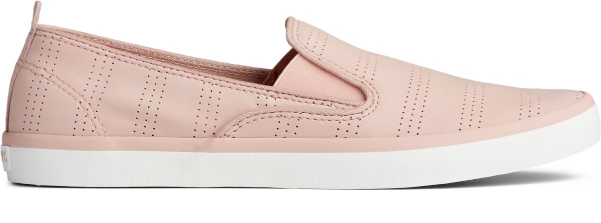 sperry women's perforated slip on sneaker
