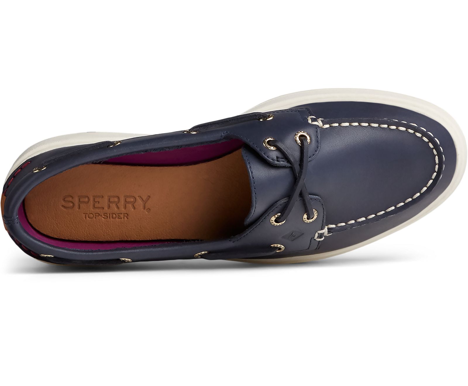 Women's Authentic Original Platform Leather Boat Shoe - Boat Shoes | Sperry