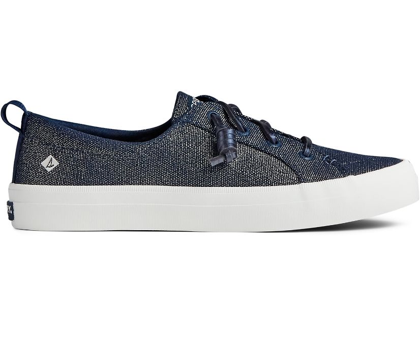 Women's Crest Vibe Textile Sparkle Sneaker - Sneakers | Sperry