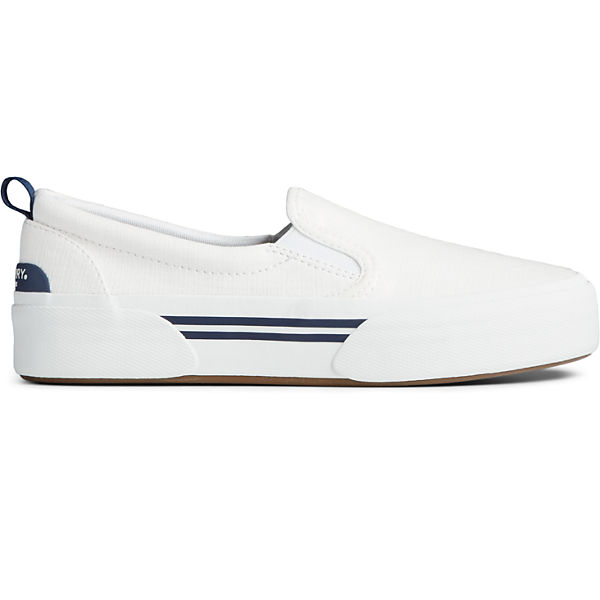 Pier Wave Platform Slip On Sneaker, White, dynamic