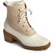 Saltwater Heel Leather Duck Boot, Ivory, dynamic 2