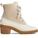 Saltwater Heel Leather Duck Boot, Ivory, dynamic