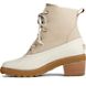 Saltwater Heel Leather Duck Boot, Ivory, dynamic