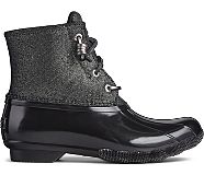 Saltwater Sparkle Duck Boot, Black/Silver, dynamic